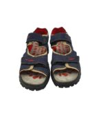 Sandale dama Ricosta 40 imitatie de piele , material textil, albastru - imagine 3