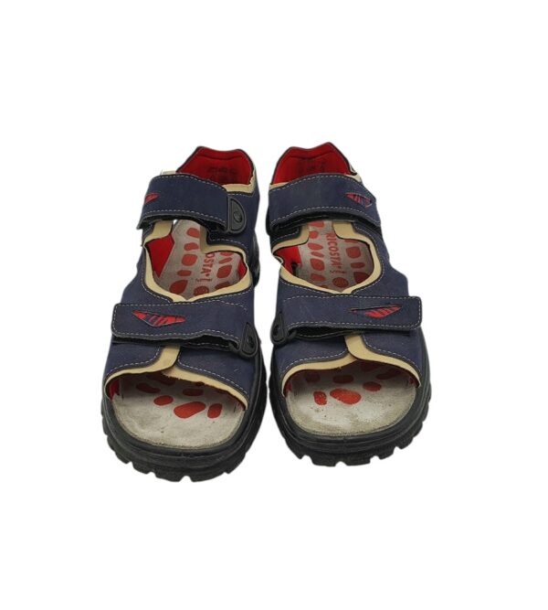 Sandale dama Ricosta 40 imitatie de piele , material textil, albastru - imagine 3