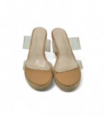 Saboti dama 39 alte material , transparent - imagine 3