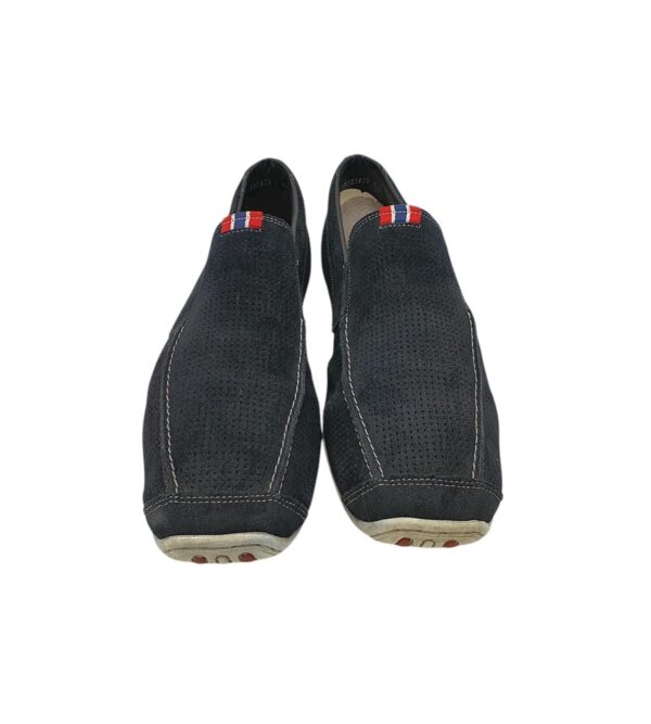 Mocasini barbati Rieker 46 piele intoarsa , negru - imagine 3