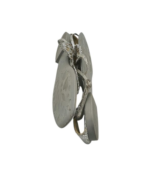 Sandale dama 41 imitatie de piele , gri - imagine 4
