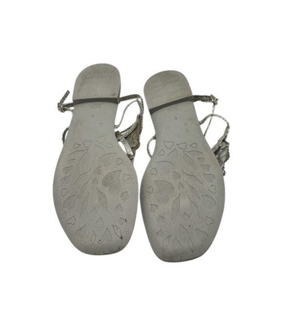 Sandale dama 41 imitatie de piele , gri - imagine 5
