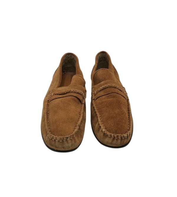 Mocasini  barbati Zign 43 piele intoarsa , maro - imagine 3