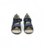 Sandale copii Vty 21 imitatie de piele , material textil , albastru - imagine 3