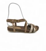 Sandale copii 39 imitatie de piele , crem
