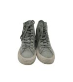Tenisi barbati Converse 42  piele intoarsa , gri - imagine 3
