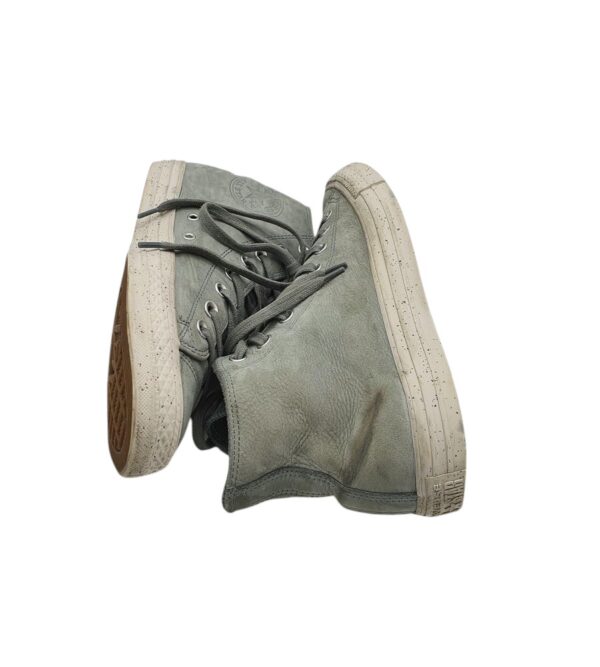 Tenisi barbati Converse 42  piele intoarsa , gri - imagine 4