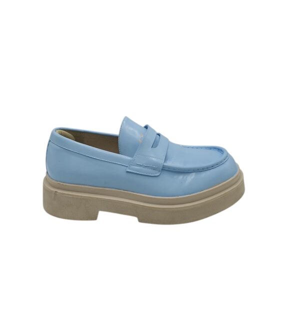 Mocasini dama H&M 43 imitatie de piele , albastru - imagine 1