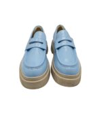 Mocasini dama H&M 43 imitatie de piele , albastru - imagine 3