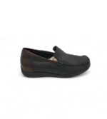 Mocasini barbati Rieker 40 piele , negru maro