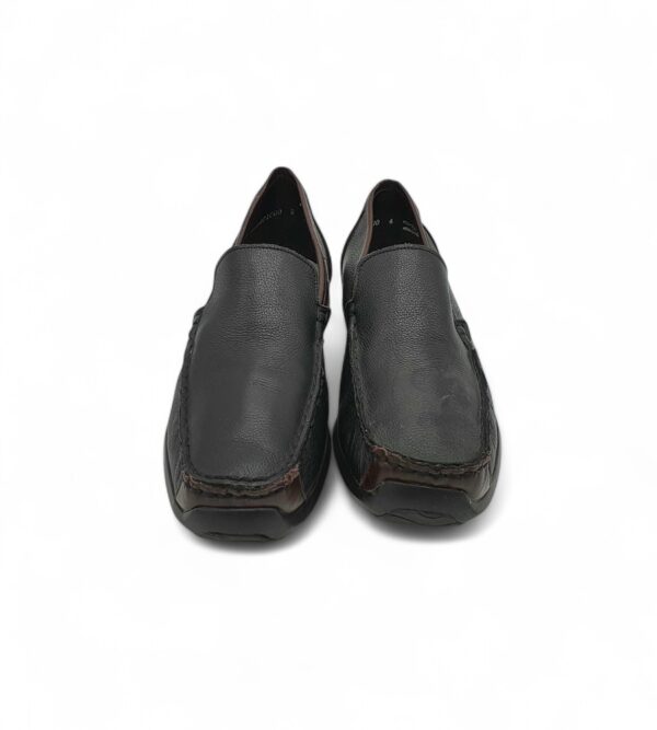 Mocasini barbati Rieker 40 piele , negru maro - imagine 3