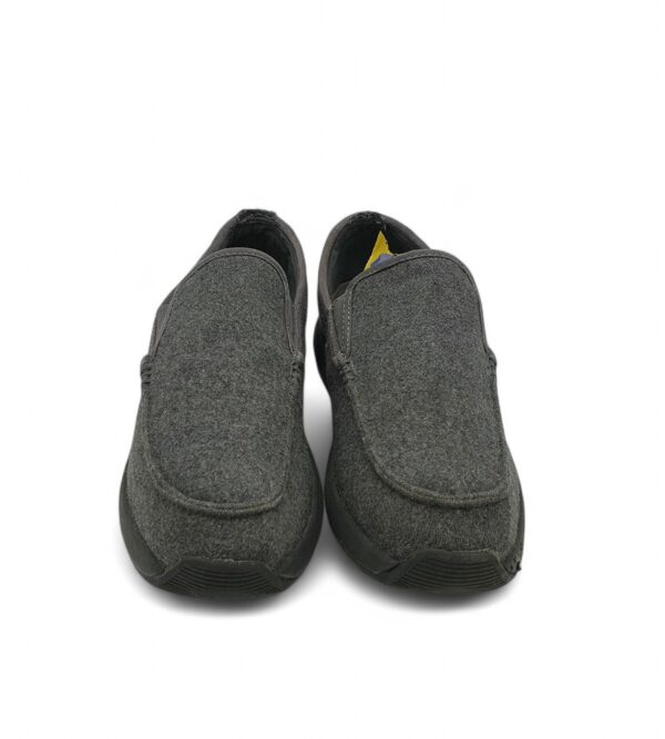 Mocasini barbati Land's End 42 material textil , gri - imagine 3