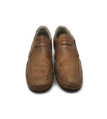 Mocasini barbati Bugatti 43 piele , maro - imagine 3