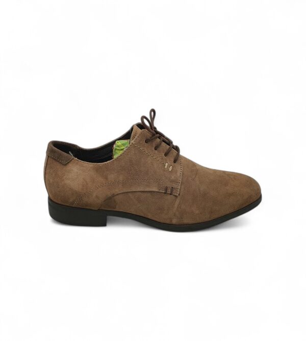 Pantofi barbati Am 42 piele intoarsa , maro - imagine 1