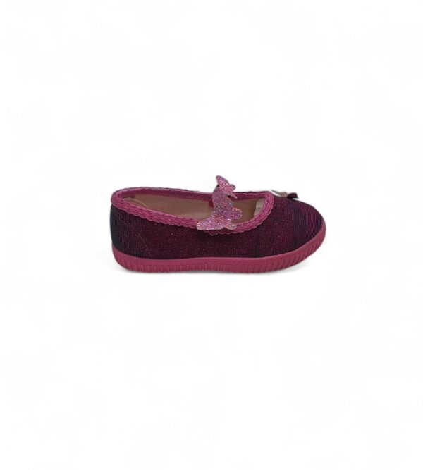 Balerini copii Cupcake 29 material textil , roz - imagine 1
