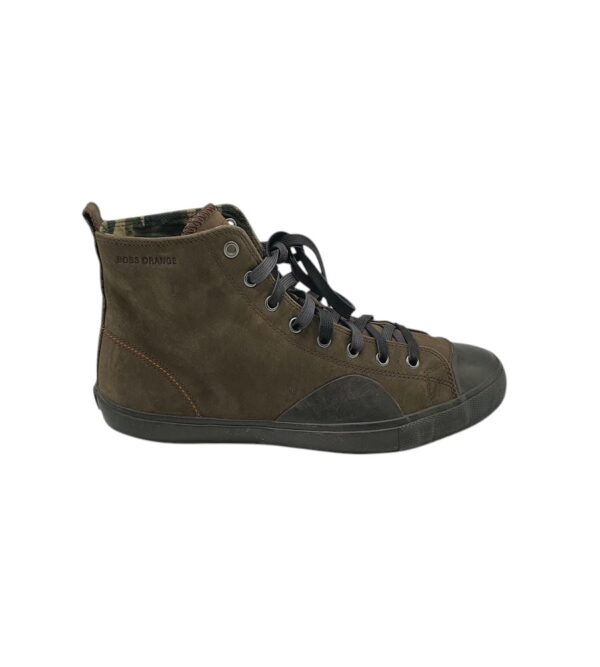 Tenisi barbati Boss Orange 43 piele , maro - imagine 1
