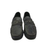 Mocasini barbati Camelot  45 piele intoarsa , negru - imagine 3