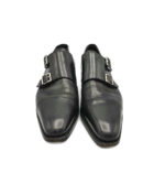 Pantofi barbati Santoni 42 piele , negru - imagine 3