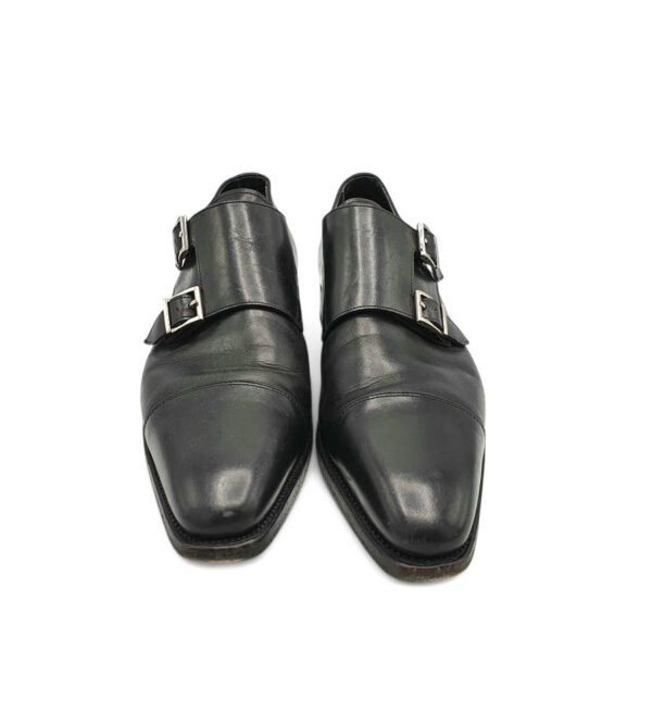 Pantofi barbati Santoni 42 piele , negru - imagine 3