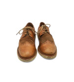 Pantofi barbati Ba Shoes 43 piele intoarsa , piele ,maro - imagine 3