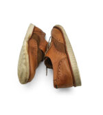 Pantofi barbati Ba Shoes 43 piele intoarsa , piele ,maro - imagine 4
