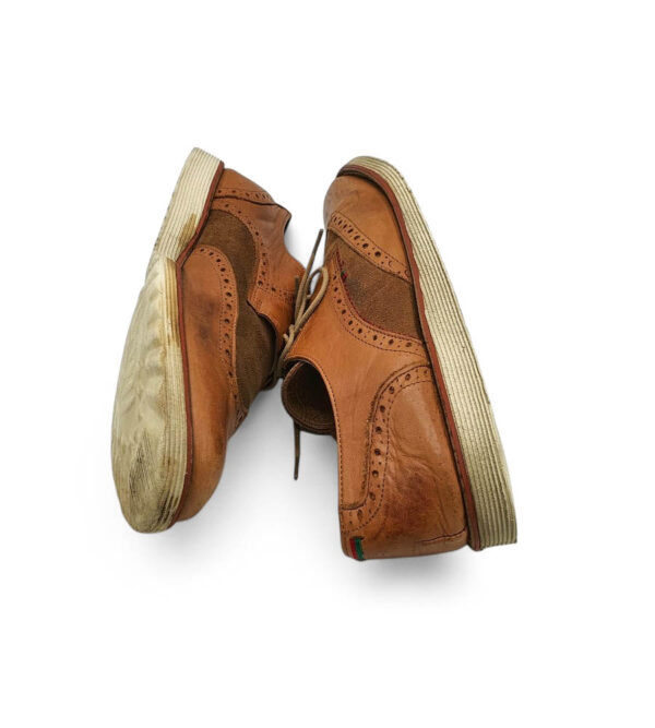 Pantofi barbati Ba Shoes 43 piele intoarsa , piele ,maro - imagine 4