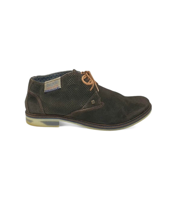 Pantofi barbati Bugatti 43 piele intoarsa , maro - imagine 1