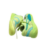 Adidasi dama Puma 37 material textil , galben albastru - imagine 4