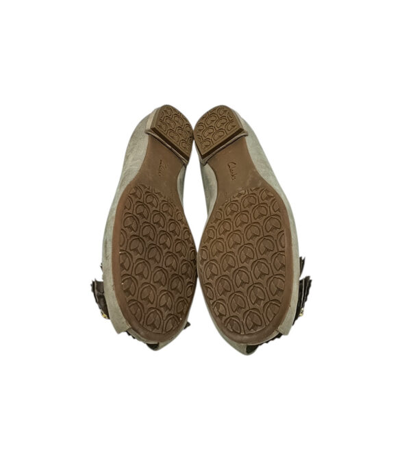 Balerini dama Clarks 39 piele , gri - imagine 5
