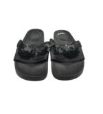 Saboti dama Giannini 41 material textil , negru - imagine 3