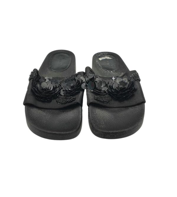 Saboti dama Giannini 41 material textil , negru - imagine 3