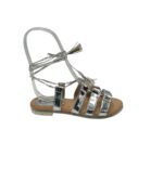 Sandale dama Exma 36 imitatie de piele , gri