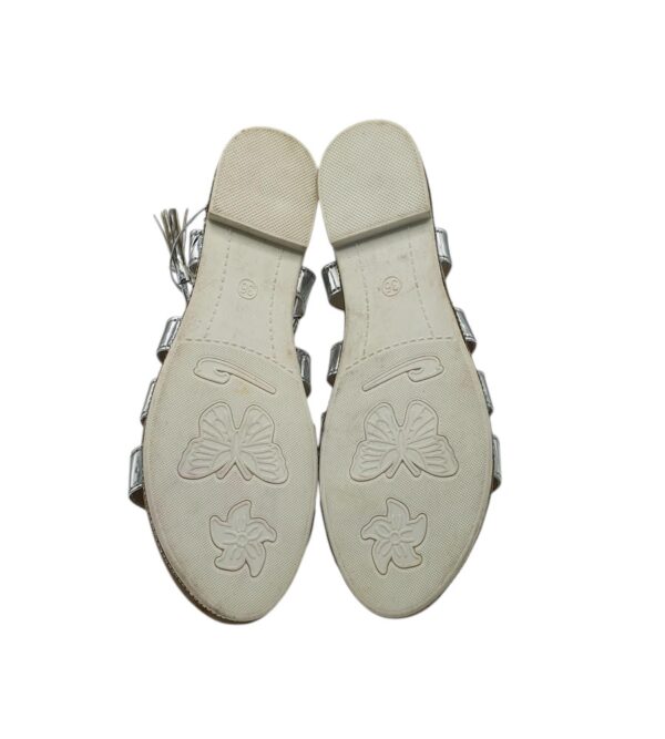 Sandale dama Exma 36 imitatie de piele , gri - imagine 5