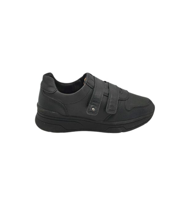 Adidasi dama Easy Street 37.5 imitatie de piele , piele , negru - imagine 1