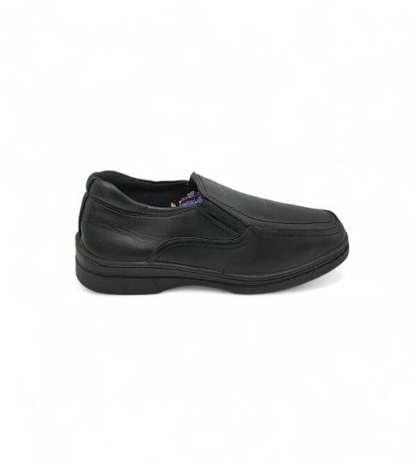 Pantofi barbati Hobos 45 imitatie de piele , negru - imagine 1