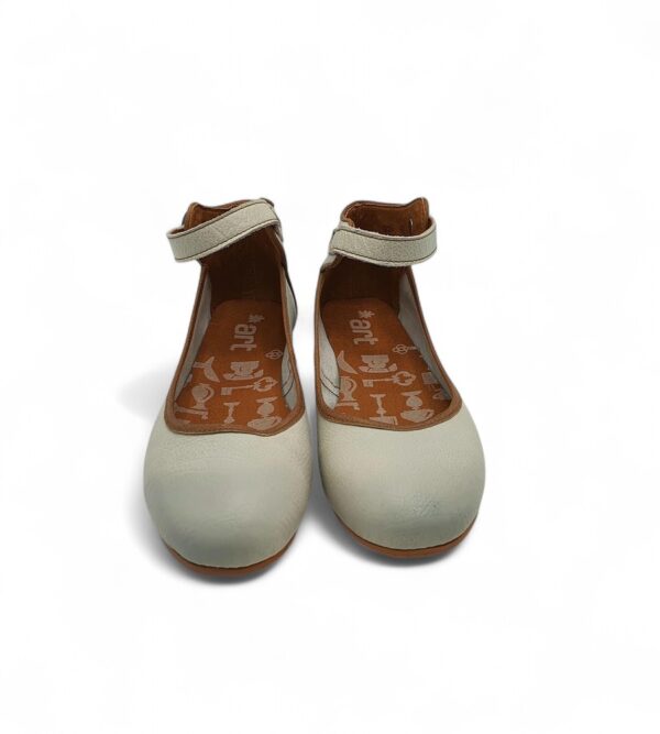 Balerini dama Art 40 piele , gri - imagine 3