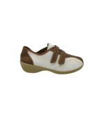 Pantofi dama 38 imitatie de piele , alb maro