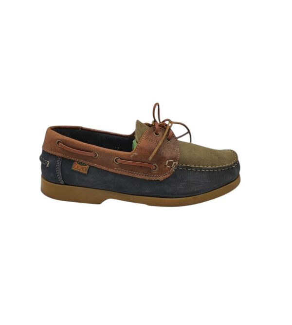 Mocasini barbati Calderoni 41 piele , albastru maro - imagine 1