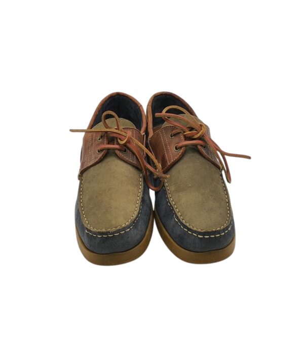 Mocasini barbati Calderoni 41 piele , albastru maro - imagine 3