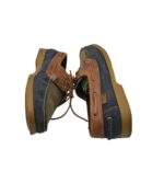 Mocasini barbati Calderoni 41 piele , albastru maro - imagine 4