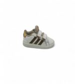 Adidasi copii Adidas 22 imitatie de piele , alb