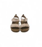 Sandale copii H&M 23 imitatie de piele , crem - imagine 3