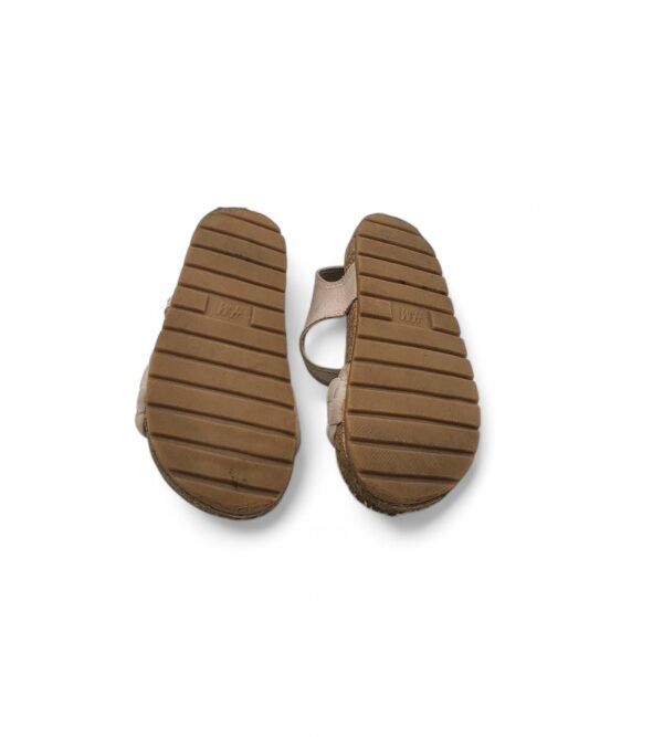 Sandale copii H&M 23 imitatie de piele , crem - imagine 5