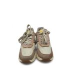 Adidasi copii Friboo 31 piele , imitatie de piele , alb maro - imagine 3