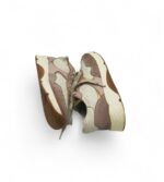 Adidasi copii Friboo 31 piele , imitatie de piele , alb maro - imagine 4
