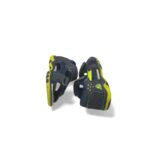 Sandale copii 20 imitatie de piele , material textil , negru - imagine 4