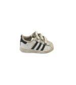 Adidasi copii Adidas 22 piele , imitatie de piele, alb