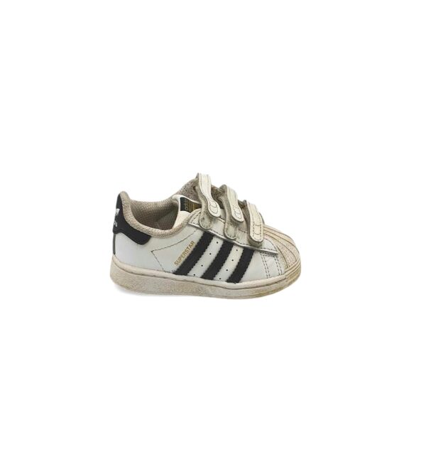 Adidasi copii Adidas 22 piele , imitatie de piele, alb - imagine 1