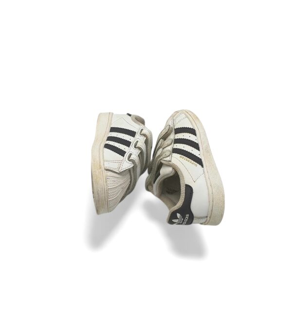 Adidasi copii Adidas 22 piele , imitatie de piele, alb - imagine 4