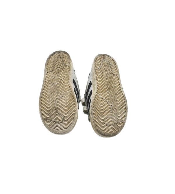 Adidasi copii Adidas 22 piele , imitatie de piele, alb - imagine 5